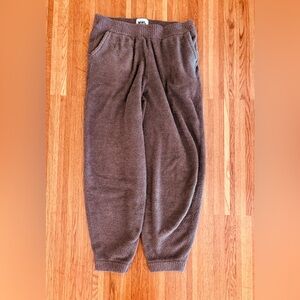 Madewell Women's Brown Fleece Joggers